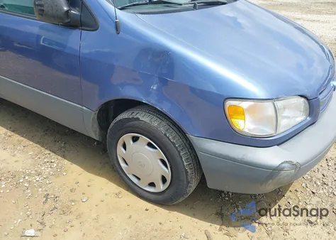 2000 Toyota Sienna Ce из США, поврежденный, VIN 4T3ZF19C8YU185091